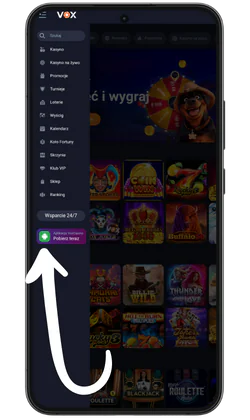 Aplikacja VOXCasino Pobierz teraz